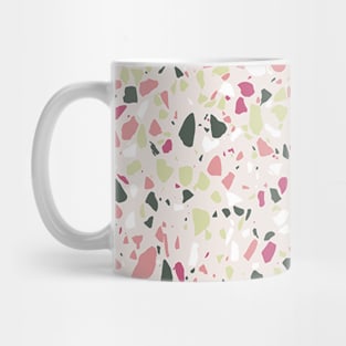 Spring Summer Pink Modern Terrazzo Pattern Mug